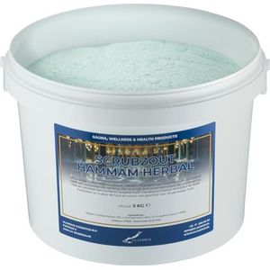 Scrubzout Hammam Herbal - 5 KG - Hydraterende Lichaamsscrub