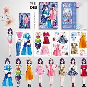 Magnetic Dress Up Dolls, 2024 New Magnetic Princess Dress Up Paper Doll, Portable Princess Dress Up Paper Doll, Pretend And Play Travel Playset Toy, Dress-up Game, Over 3 Years Old (I)