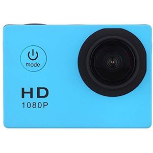 Sport Action Camera Outdoor 30M Waterdicht 720P HD Mini onderwatercamera's Video Recording Helm Extreme Professional Cam F11.11C (Color : Blue)