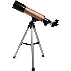 Monoculaire F36050M astronomische telescoop met draagbaar statief Monoculaire zoomtelescoop Spotting Scope voor het kijken naar maansterrenvogel (kleur: goud)