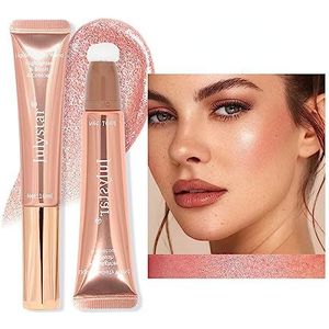 INTEROOKIE Vloeibare Blush Stick, Hoogglans Flash Matte Finish, Parelmoerglans (05#*10ML)