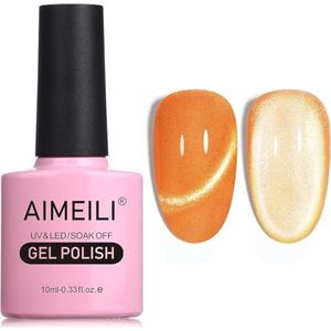 AIMEILI Hema Free Cat Eye Gel Nagellak UV LED Gellack Soak Off Vegan Cruelty-Free Gel Polish 10ml (717)