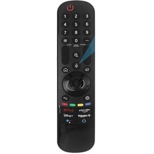1 st Voice AN-MR21GA AN-MR21GC - Afstandsbediening for LG Smart TV 43NANO 50UP 55NANO 60UP 65NANO 70UP 75NANO 86NANO OLED Netflix Prime