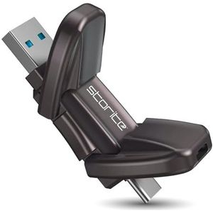 Storite 256gb usb stick Hoge snelheid usb opslag pendrive 2in1 Dual usb sticks USB 3.2 usbc memory stick usb thumb drive, Type c flash drive voor android telefoons, tech gadgets, laptop, PC, Mac,