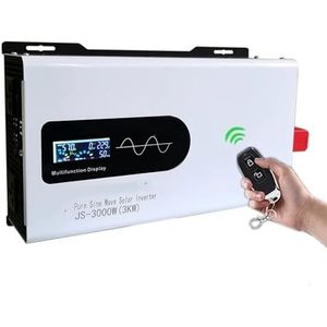 Spanningsomvormer Zuivere Sinusomvormer Draagbare Powerbank Op Zonne-energie 8000W 3000W DC 12V 24V 48V 60V 72V 96V Naar AC 220-240V 50HZ Oplader Stroomomvormer(48v,3000W 3KW Remote)