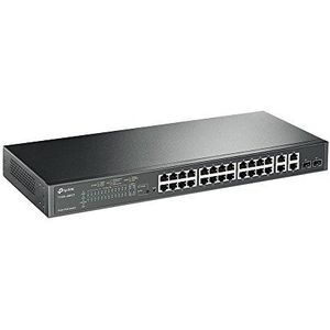 TP-Link T1500-28PCT netwerk-switch Managed L2 Fast Ethernet (10/100) Power over Ethernet (PoE) 1U Zwart