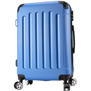 Bagage Reis Lichtgewicht Koffers Met Rollende Wielen, Handbagage Voor Zaken Trolley Koffer (Color : B, Size : 20inch)