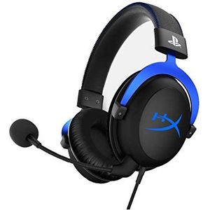 HyperX Cloud Gaming Headset - Playstation 4 - Officieel gelicentieerd door Sony Interactive Entertainment LLC voor PS4™-systemen - zwart/blauw (HX-HSCLS-BL/AM)