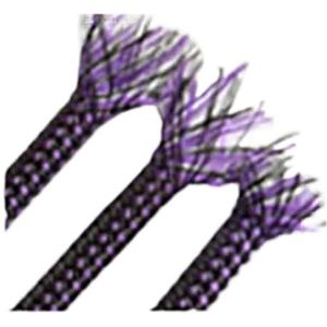 PET Scalable Cable Management Shell, Gevlochten kabelhuls 4 mm/8 mm/12 mm 1/5/10 m veelkleurig(Purple Black,4MM-5 METERS)