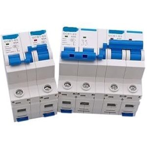 PVTLCYBI 1 STKS 1P+1P/2P+2P Dual Power Handmatige Overdracht Schakelaar Mini Interlock Stroomonderbreker 220 V AC 6A-63A 50/60HZ (10A)