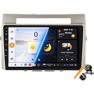 YLOXFW Android 15.0 Autostereo Vervanging voor Corolla Verso AR10 2004-2009 Radio GPS Sat Navi 9'' Cartablet Multimedia Video Player FM BT Ontvanger met 4G WiFi Android Auto Carplay,Y200s