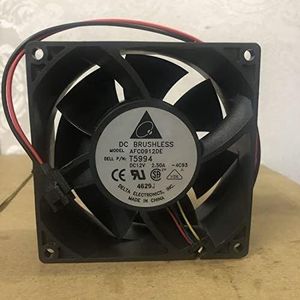 For High-Performance Fan for CPU and Chassis Replacement AFC0912DE T5994 9038 12V 2.50A LMNCBVYA