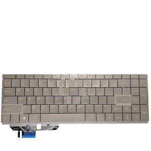 Laptop verlicht toetsenbord MB3191002 PRIDE-K3791 Notebook verlichte gouden toetsen(UK GB)