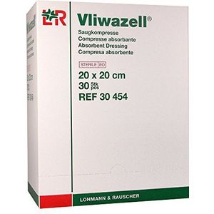 Vliwazell zuigkompressen 20x20 cm steriel