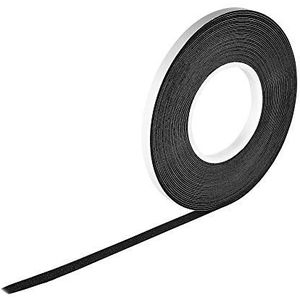 S&S-Shop Compriband 10,0 m lang, 10/3 antraciet, zelfklevend, uitgebreid van 3 naar 15 mm, rolbreedte 10 mm, van acryl 300, geschikt als deurisolatie, raamafdichting, bronband, afdichtingstape