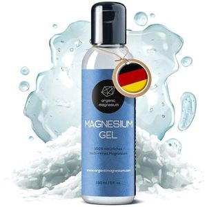 Zechstein Magnesium Gel van Organic Magnesium - 150ml | 100% natuurlijke en pure magnesiumchloride-gel | Perfect voor sport & spierontspanning | Ultra pure & hooggedoseerde vloeibare gel