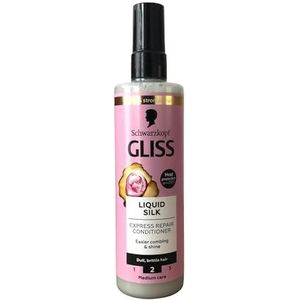 Gliss Kur - Liquid Silk Express Repair - Conditioner Spray - 200 ml