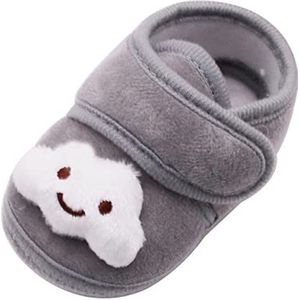 Kerst Schoenen Pasgeboren Baby Meisjes Schoenen Katoen Zuigeling Prewalker Peuter Meisjes Kid Bowknot Zachte Sole Antislip Crib Eerste Walkers 0-18M Kerst Elf Schoenen (Color : H, Size : 0-6 Months