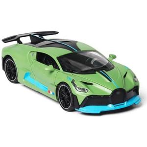 Simulatie legering modelauto 1:32 Speelgoedauto's Metalen speelgoed Legering auto's Diecasts en speelgoedvoertuigen Automodel Miniatuurmodel Autospeelgoed (Color : Green)