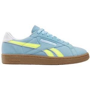 Reebok Dames Club C Grounds UK Sneaker, digitaal blauw/zonnezuur geel/kauwgom, 3.5, Digitale Blauwe Zonnezuur Gele Gom, 36 EU