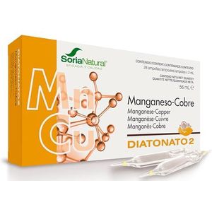 Soria Natural Diatonato 2 Mangan - Koper - 28 Stuk
