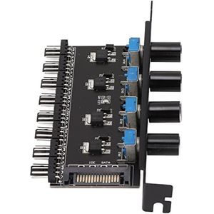 PC-ventilatorcontroller, 4-knops ventilatorcontroller met laag verlies voor computer, waterkoelsysteem VGA PWM-ventilator voor CPU voor HDD