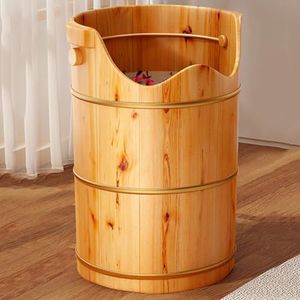 PA-DABAOO - Houten Voetbad - 60 cm - Voetverzorging - Met Deksel
