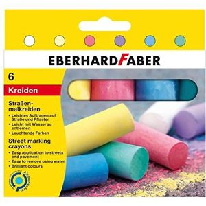 Eberhard Faber Stoepkrijt - 6 Kleuren - EF-526506