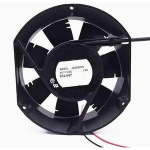 JQ24B0VX DC24V 1.0A 172x150x50mm 2-Wire Fan for Efficient Heat Dissipation