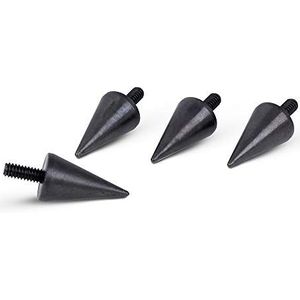 PrecisionGeek Gezwart Staal Luidspreker Spikes/Boxen Spikes M8 L-37mm - 4 stuks