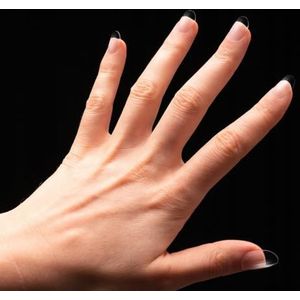 MANI KING Kunstnagels, volledige dekking, tips voor gelnagels, 240 stuks, 10 maten, transparant, kunstnagels, tips voor gelnagels, voorgepolijste nageltips