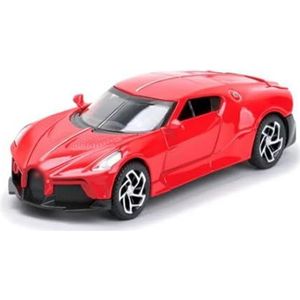 Gegoten lichtmetalen automodel Voor Bugatti 1:32 Automodel Metalen Diecasts & Speelgoedvoertuigen legering auto Decoratie Speelgoed (Color : Red)