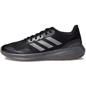 adidas Men's Runfalcon 3.0 Running Shoe, Black/Grey/Carbon, 7.5