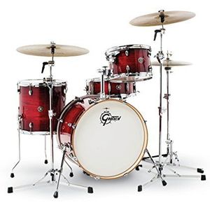 Gretsch Drums CT1-J404-GCB Catalina Club 4-delige Drum Shell Pack, Gloss Crimson Burst