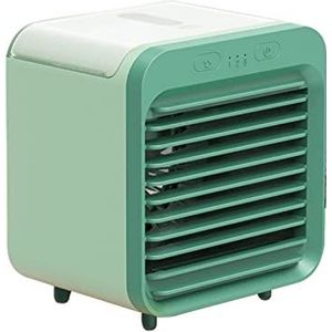 Luchtreiniger Ventilator Airconditioner USB Waterkoeling Ventilator Desktop Portable Slaapkamer Laag geluidsniveau Inclusief elektrische nachtventilator Gebruiksvriendelijk(Green)