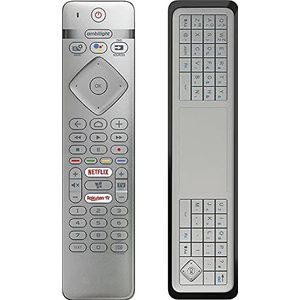 Vervangende afstandsbediening voor Philips TV TV 50PUS8545 | 50PUS8555/12 | 55OLED754/12 | 55OLED805/12 | 55OLED855/12 | 55OLED856/12 | 55OLED865/12