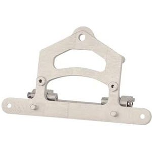 MANGRY 1 Pc Achterbumper Mount Rc Axiale 1/24 SCX24 Fit for Jeep for Ford Bronco AXI00006 Crawlers Auto Upgrade onderdelen Accessoires (Color : Silver)