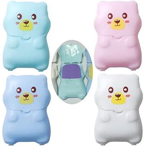 Saijer Papieren Zeep,400 Vellen Zeepblaadjes Reizen Draagbaar Papier Mini Draagbare Papieren Zeep Zeepschijven Wegwerp Zeep Papier Zeep Beer Zeepblaadjes Zeepvellen voor Buiten Uitstapjes Kamperen