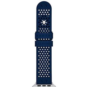 Armani Exchange Blauw Siliconen Bandje voor Apple Watch®, 42 mm/44 mm/45 mm