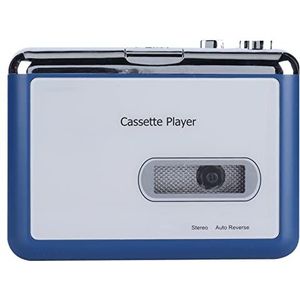 Cassette Naar MP3 Converter,Draagbare Bluetooth Cassette Recorder Speler Audio Muziek Cassette Naar Digitale Converter Speler met USB/oortelefoon voor Laptops en Personal Computers