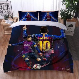ENIXWH - Voetbalstar - Dekbedovertrek - 200 x 200 cm - Microvezel - 3D Beddegoed