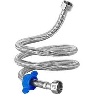 RVS Slang Boiler Kraan Aansluiting Badkamer Fittingen Toevoerslang (Color : B, Size : 100CM