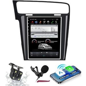 Android 15 Autoradio Navi voor VW G-olf 7 (2013-2014) 10.4 ""Touchscreen Car Multimedia Player met draadloze carplay GPS-navigatie Bluetooth 5.0 HIFI FM 5G-WiFi SWC DSP MIC,6g+128g