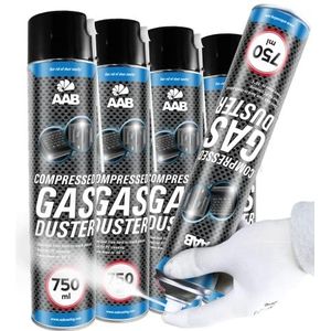 AABCOOLING AAB vriesspray met persgas, 750 ml, set van 4 stuks, diepvriesspray, diepvriesspray, vorstspray, vriesspray voor leidingen, vrieskit voor leidingen, bevriest tot -50* C