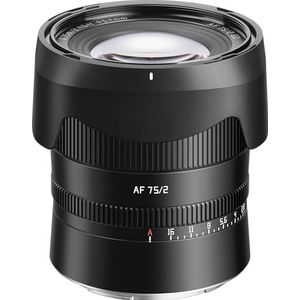 TTArtisan - AF 75mm F2.0 - Autofocus Lens - Zwart - Geschikt voor Nikon Z