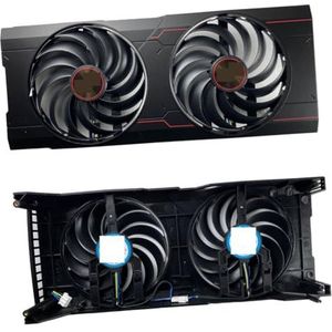 Vervangend ventilatorpaneel met ventilatorset voor SAPPHIRE voor Radeon RX6700 6700XT PULSE grafische kaart
