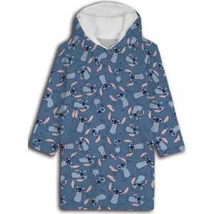 Disney - Stitch Snuggle - Hoodie Poncho - Rainbow - Fleece Deken