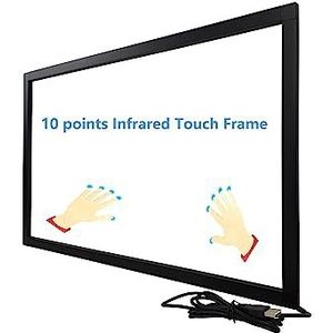 Deyowo 80 Infrarood Touch Screen Frame, IR Touch Screen Overlay, Touch Screen Panel, Gratis Driver voor Interactief Whiteboard, Touch LCD Monitor TV