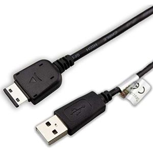 caseroxx USB-kabel, Datakabels voor Samsung GT-E2370, USB-kabel als oplaadkabel of voor gegevensoverdracht in zwart