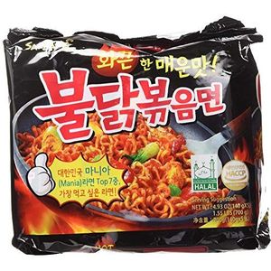 Voordeel! 40x140g Samyang Hot Chicken Ramen Pasta Koreaanse scherpe instant noedels